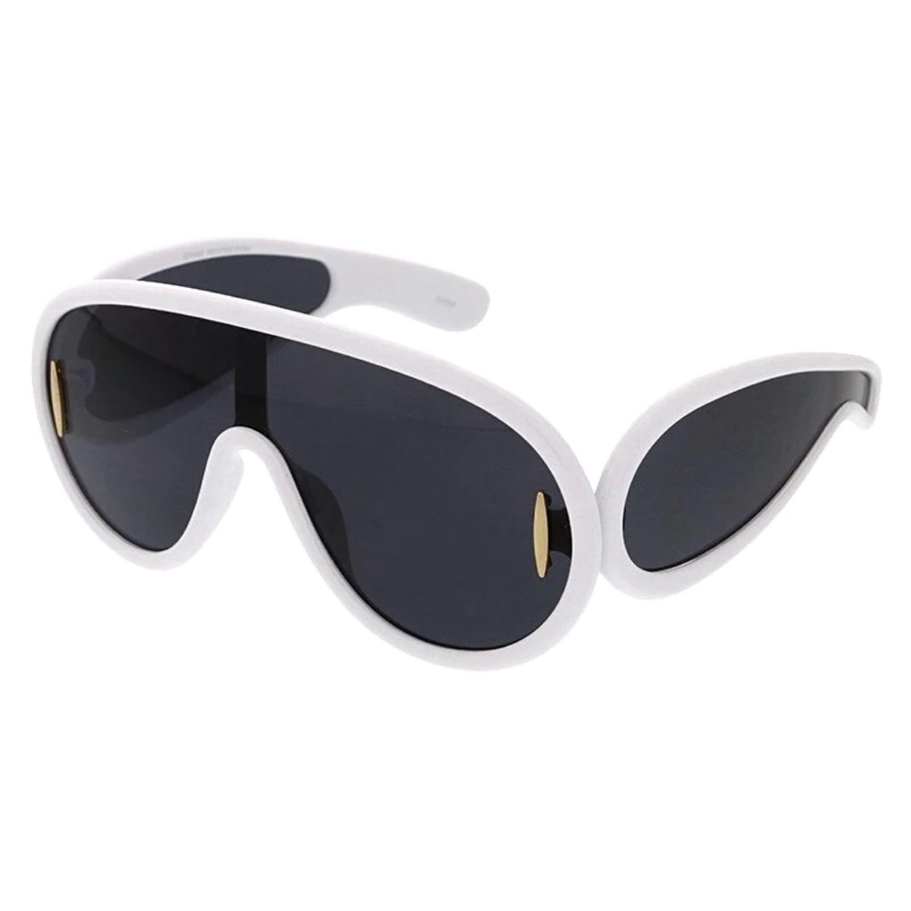 Stylish White and Black Sunglasses